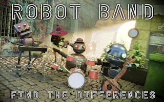 Image Robot Band - Find the differences